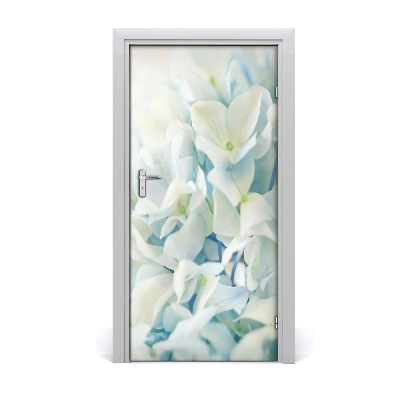 Poster adesivo per porta Fiore di ortensia