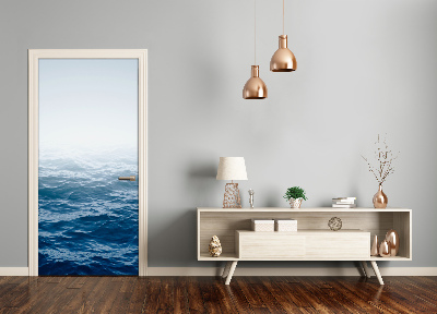 Adesivo per porta interna Onde del mare