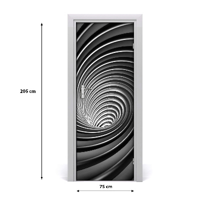 Sticker porta Vortex di astrazione