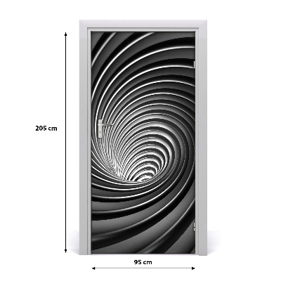 Sticker porta Vortex di astrazione