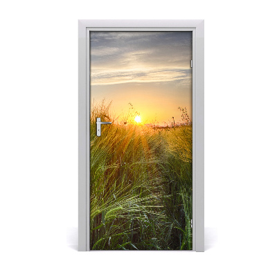 Adesivo per porta Campo di grano