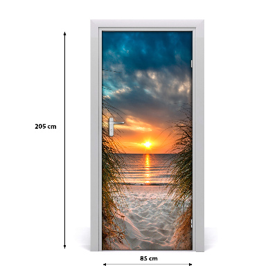 Adesivo per porta interna Sunset Mare