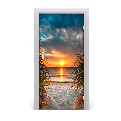 Adesivo per porta interna Sunset Mare