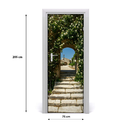Rivestimento Per Porta Fiorito