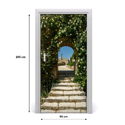 Rivestimento Per Porta Fiorito