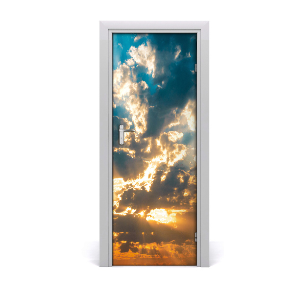 Adesivo per porta Nuvole nel cielo