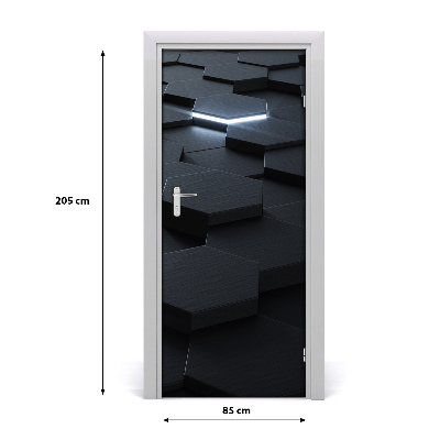 Adesivo per porta Astrazione
