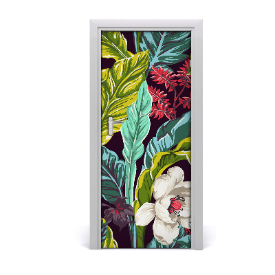 Sticker porta Fiori tropicali