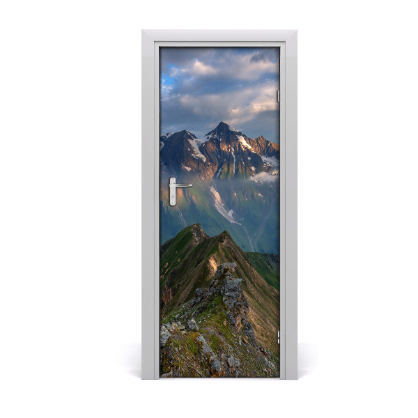Adesivo per porta Picche di montagna