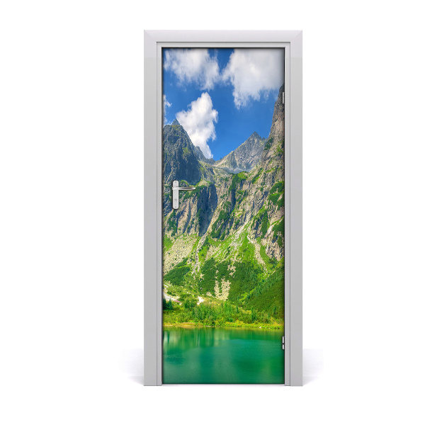 Sticker porta Lago in montagna