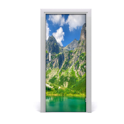 Sticker porta Lago in montagna