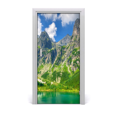 Sticker porta Lago in montagna