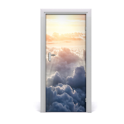 Adesivo per porta Volo sulle nuvole