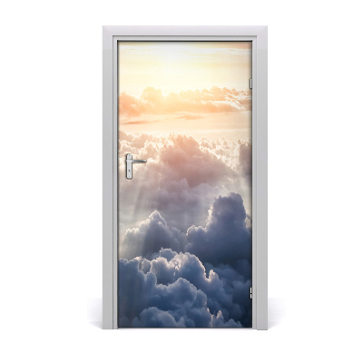Adesivo per porta Volo sulle nuvole
