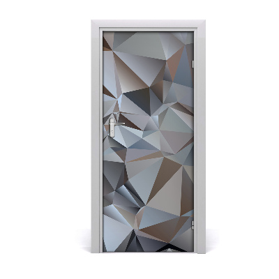 Adesivo per porta Astrazione del triangolo