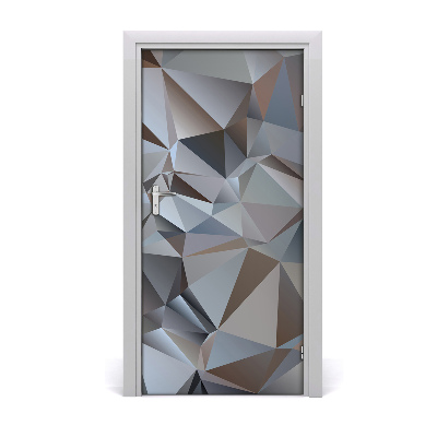 Adesivo per porta Astrazione del triangolo