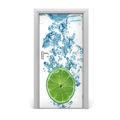 Sticker porta Lime sott'acqua