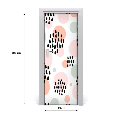 Sticker porta Background astratto