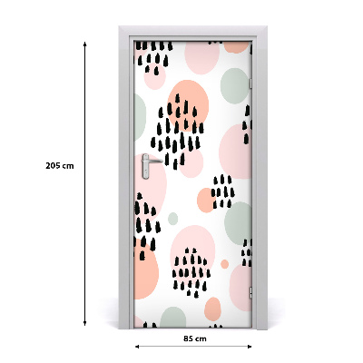 Sticker porta Background astratto