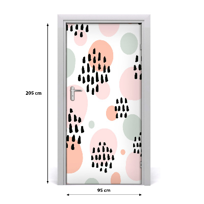 Sticker porta Background astratto