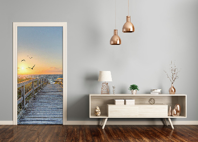 Poster adesivo per porta Sentiero per la spiaggia
