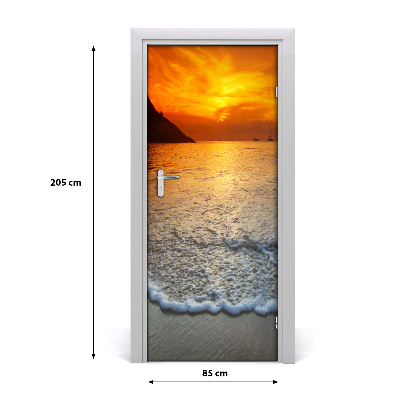Sticker porta Il tramonto