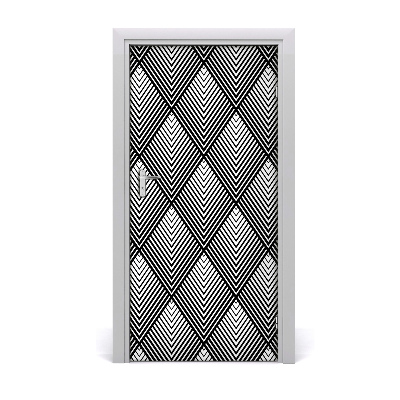 Adesivo per porta interna Sfondo geometrico