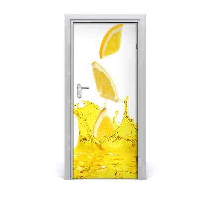 Adesivo per porta Succo di limone