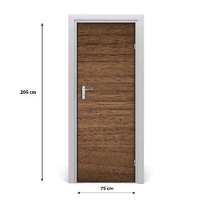 Poster adesivo per porta Sfondo di legno
