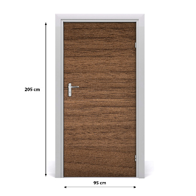 Poster adesivo per porta Sfondo di legno
