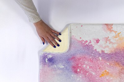 Tappeto bagno moderno Macchie colorate
