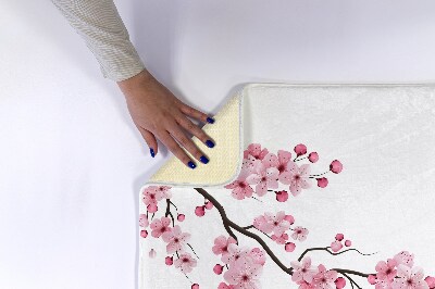 Tappeto per bagno Fiori di ciliegia giapponese