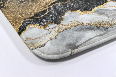 Tappeto bagno moderno Marmo d'oro