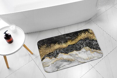 Tappeto bagno moderno Marmo d'oro