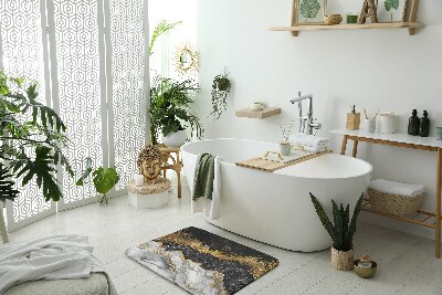 Tappeto bagno moderno Marmo d'oro