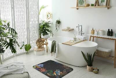 Tappeti da bagno Fiori di uccello