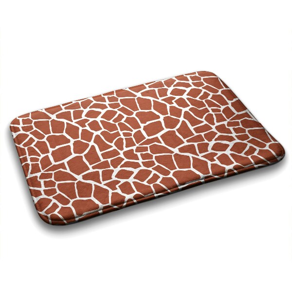 Tappeto bagno moderno Macchie giraffe