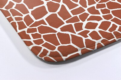 Tappeto bagno moderno Macchie giraffe