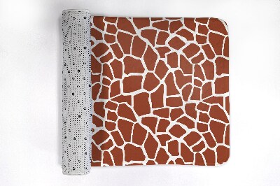 Tappeto bagno moderno Macchie giraffe