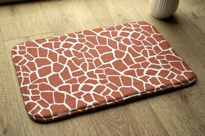 Tappeto bagno moderno Macchie giraffe