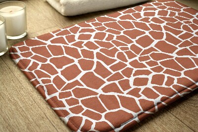 Tappeto bagno moderno Macchie giraffe