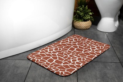 Tappeto bagno moderno Macchie giraffe