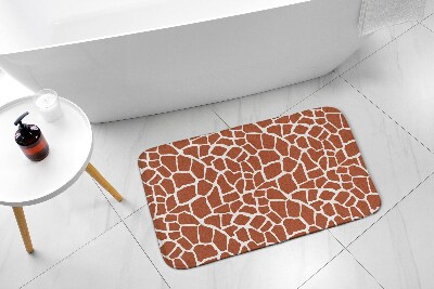 Tappeto bagno moderno Macchie giraffe