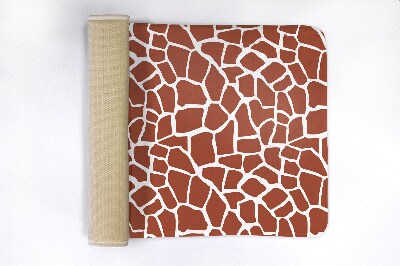 Tappeto bagno moderno Macchie giraffe