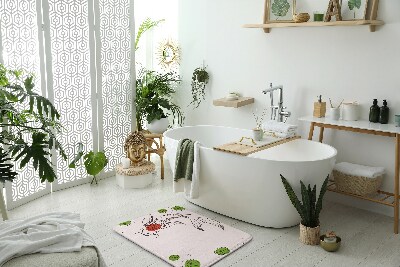 Tappeto bagno moderno Pesce carpa koi