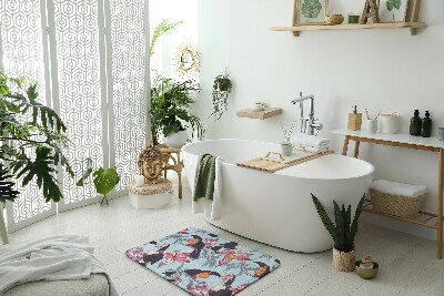 Tappeti da bagno Fiori degli uccelli