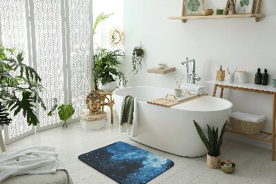 Tappeti da bagno Astrazione blu