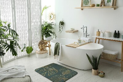 Tappeti da bagno Foglie di mostri