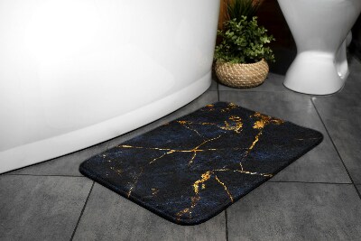 Tappeti da bagno Marmo blu navy