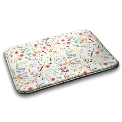 Tappeto per bagno Piante pattern fiori